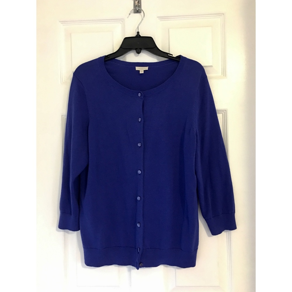 Navy Blue TALBOTS Cardigan